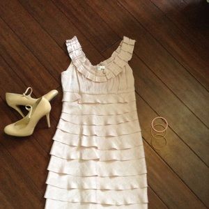 Blush Ruffled Dress!